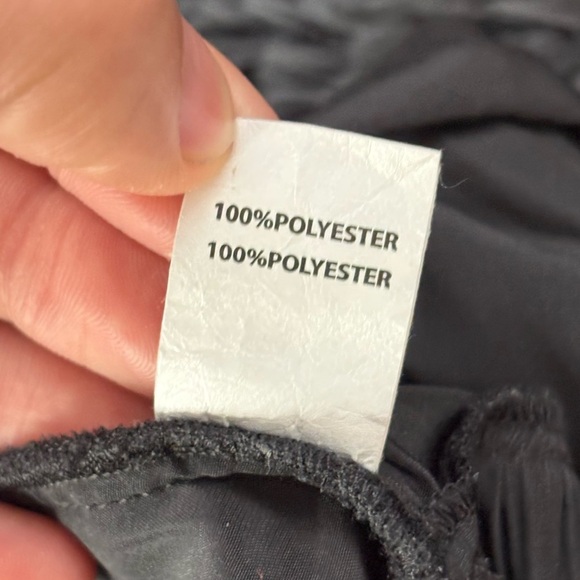 Ramy Brook Jessy Black Midi Shirred Asymmetrical Front Side Skirt Size 4 - Picture 10 of 15